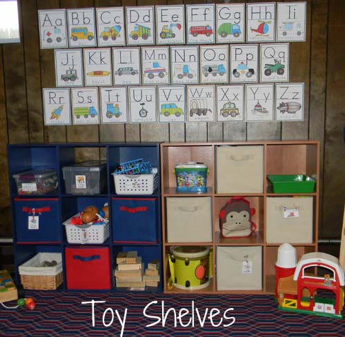 toy shelves