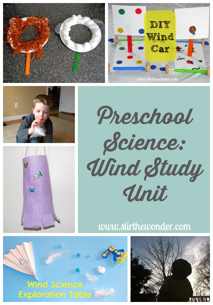 Preschool Science: Wind Study Unit | Stir the Wonder #kbn #preschool #science 