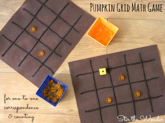 pumpkin grid math game 2