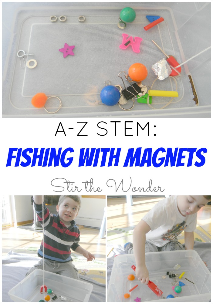 Fishing with Magnets, A-Z STEM Series at Stir the Wonder