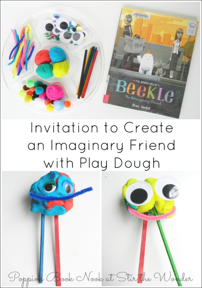 Invitation to Create an Imaginary Friend with Play Dough