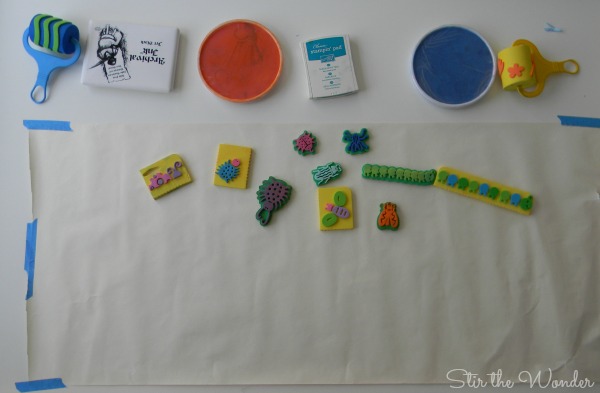 supplies for stamp art