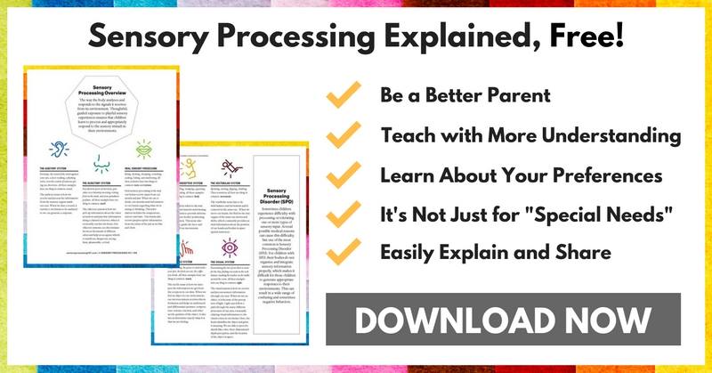 sensory processing explained for parents