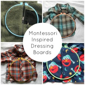 These Montessori Inspired Dressing Boards couldn't be easier to make!