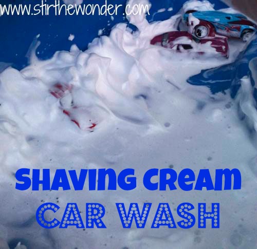 Shaving Cream Car Wash