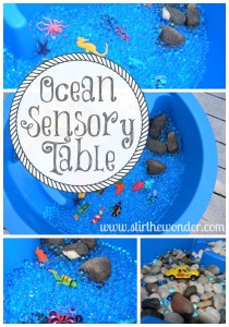 Ocean Sensory Table | Stir the Wonder #kbn #sensory #ocean