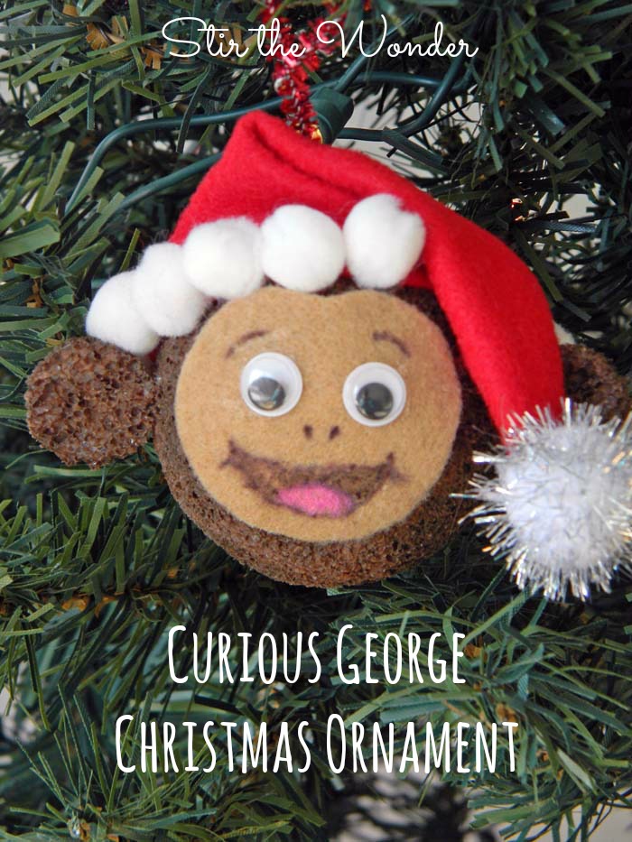 Curious George Christmas Ornament Craft