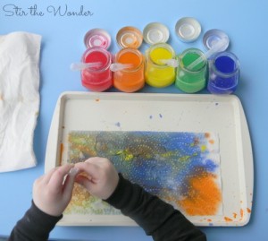 Liquid Watercolor Drip Painting