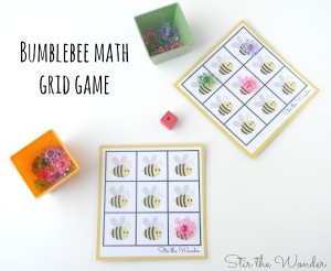 Bumblebee Math Grid Game