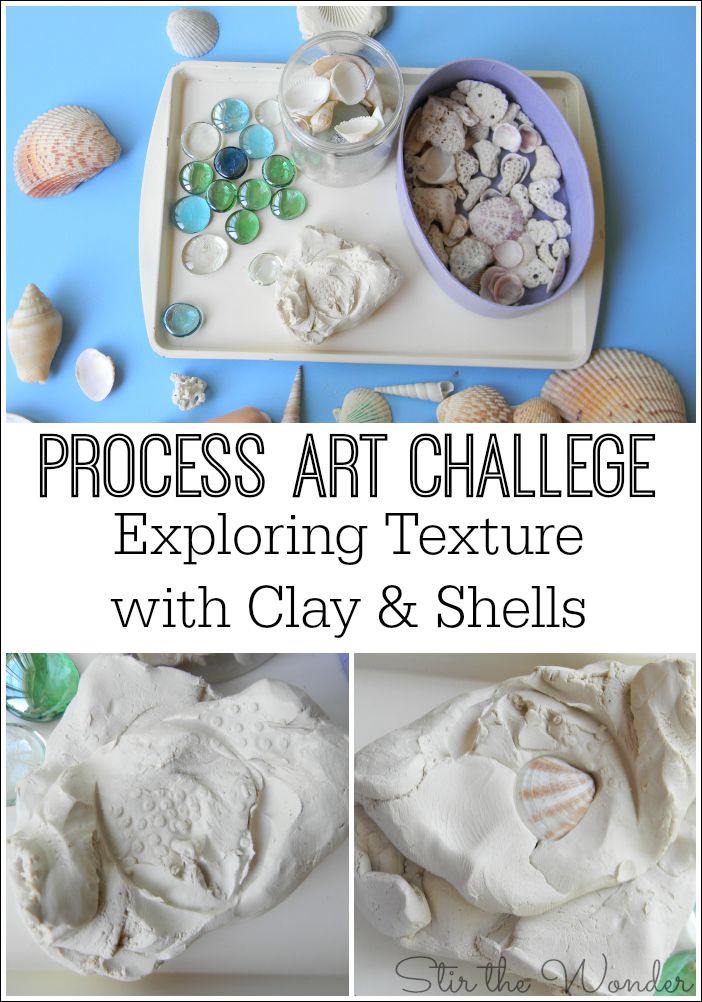 Exploring Texture with Clay & Shells