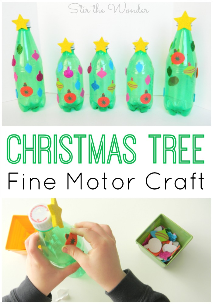 Christmas Tree Fine Motor Craft