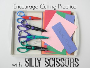 Encourage Cutting Practice with Silly Scissors