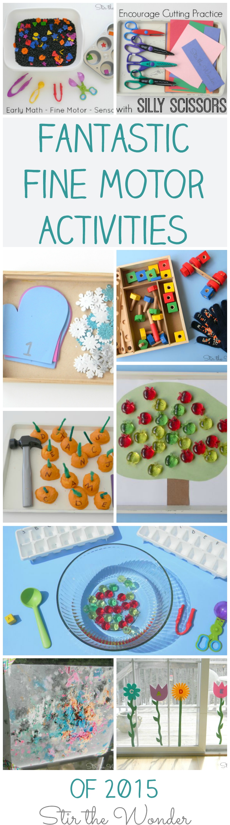 Fantastic Fine Motor Activities of 2015 from Stir the Wonder