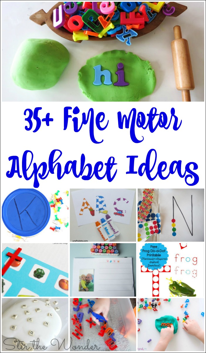 Fine Motor Alphabet Ideas