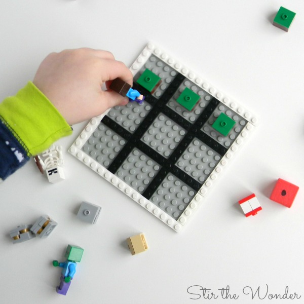 43 LEGO Crafts for Kids: Building Blocks of Imagination: LEGO craft minecraft activity for kids.