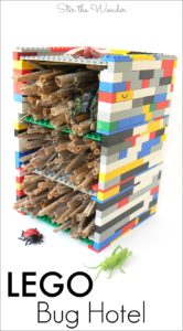 The LEGO Bug Hotel is a wonderful project for LEGO fans who also love bugs!