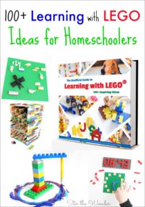 The Unofficial Guide to Learning with LEGO contains 100+ hands-on activities which are awesome for Homeschoolers!