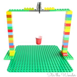LEGO Duplo Pendulum Painting STEAM activity