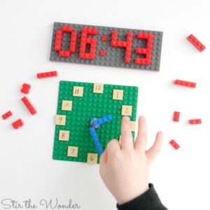 Spinning the LEGO Clock Math Manipulative