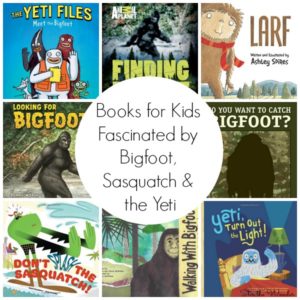 Do you know of a child who is fascinated by Bigfoot, Sasquatch or the Yeti? Here is a complete list of recommending books for kids who can't get enough of these mythical creatures!