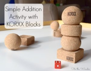 Simple Addition Game with KORXX Blocks #sponsored