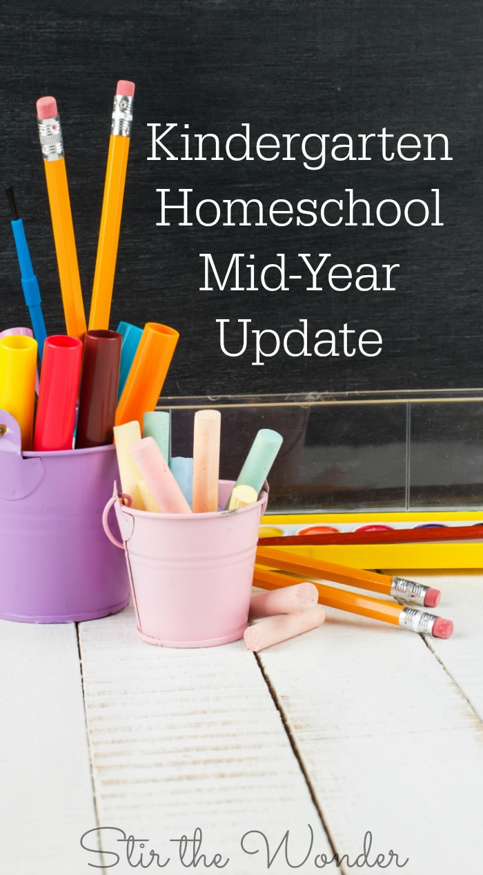 Kindergarten Homeschool Mid-Year Update
