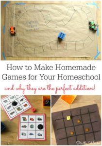 How to Make Homemade Games for Your Homeschool and Why they are the Perfect learning tool!