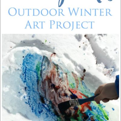 Painting Icicles is a Wonderful Winter Art Project Kids Love