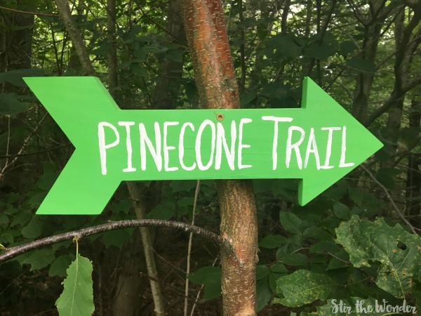 Make your own Arrow Trail Sign to mark the trailheads on your property or add some whimsy to your backyard!
