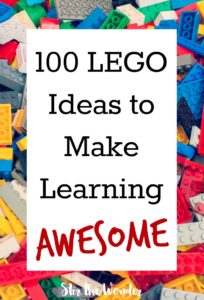 Make learning awesome and hands-on with these 100 LEGO ideas! #LEGO #homeschool