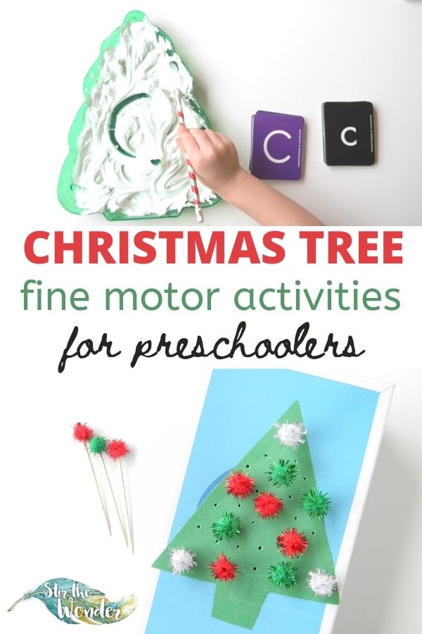 These fun Christmas fine motor activities for preschoolers are perfect for learning at home or in the classroom. 