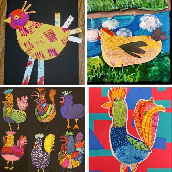 Kids Craft: Paper Plate Rooster